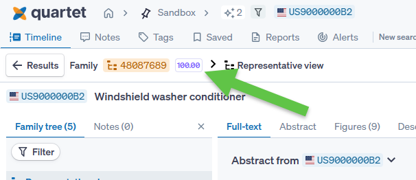 Score on record view